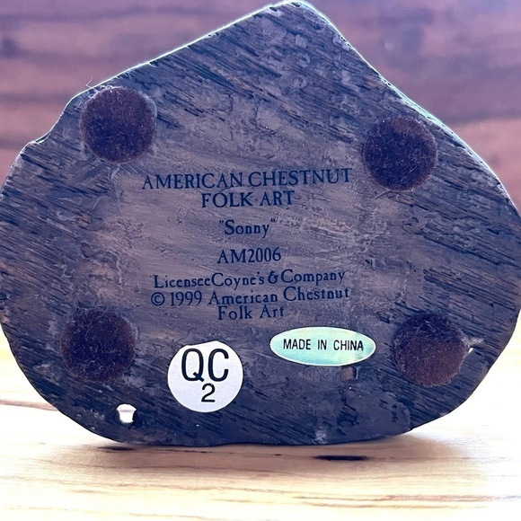 VTG American Chestnut Folk Art ”SONNY" Baby Chicken Hatching Egg EASTER Darling - Picture 9 of 11